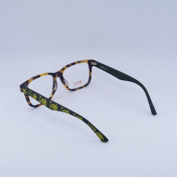 🕶️ New Hugo Boss BO 0262/F TBB  Eyeglasses - Yellow Havana Frame - Picture 10 of 13